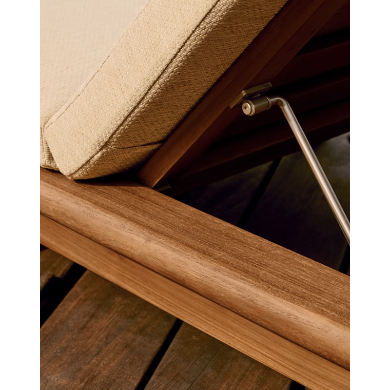 Reposera PREMIUM Turqueta de madera maciza de teca FSC 100% 4