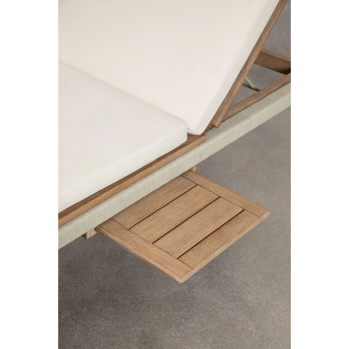 Reposera reclinable en madera de acacia Dubai 6