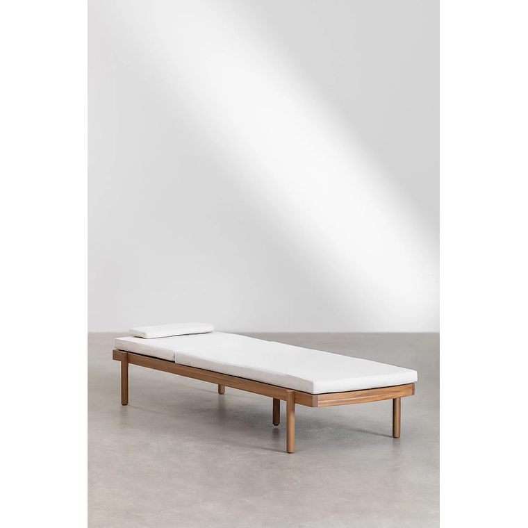 Reposera reclinable en madera de acacia Aderyn 5