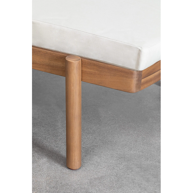 Reposera reclinable en madera de acacia Aderyn 9