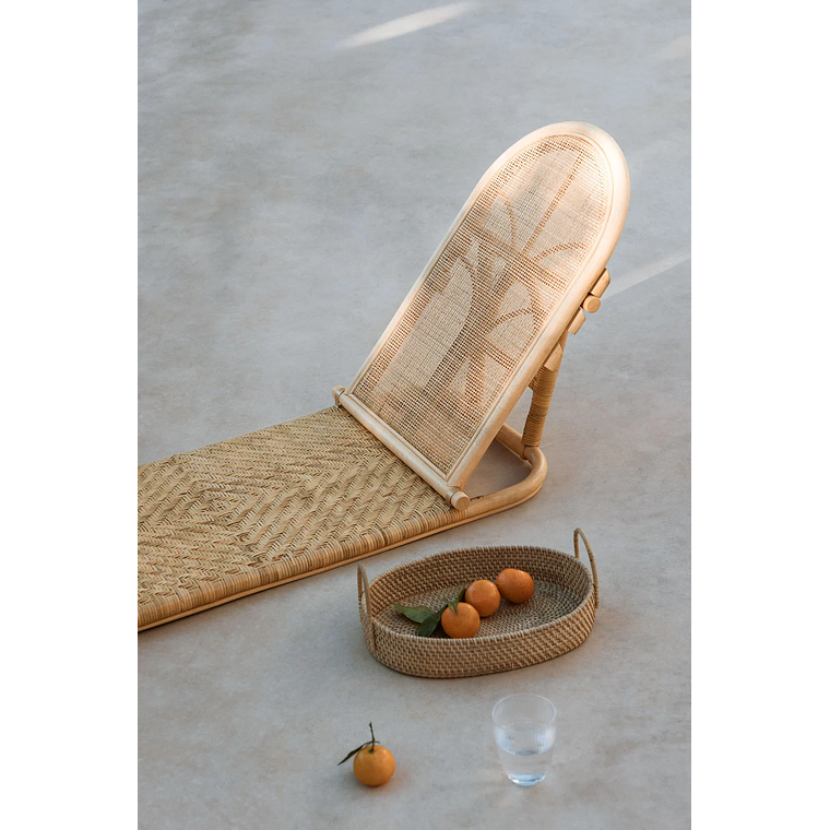 Reposera en ratán natural Ciara 1