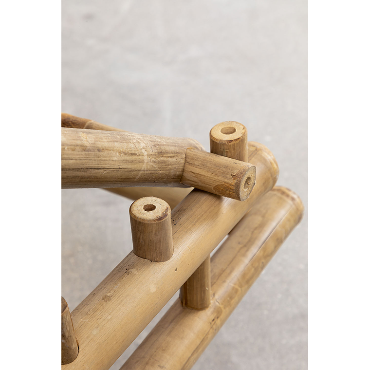 Reposera en bambú Blanco Gardenia Gossy 5