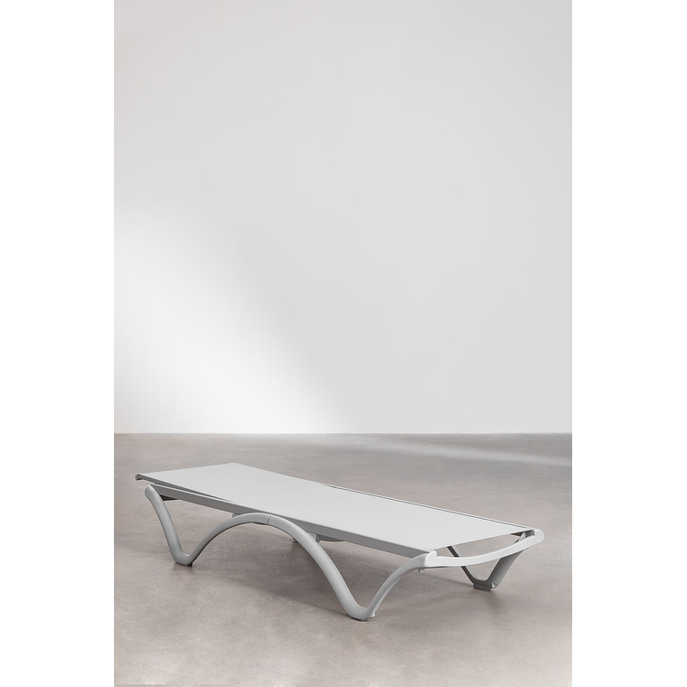 Reposera apilable Gris Claro Xeila 3