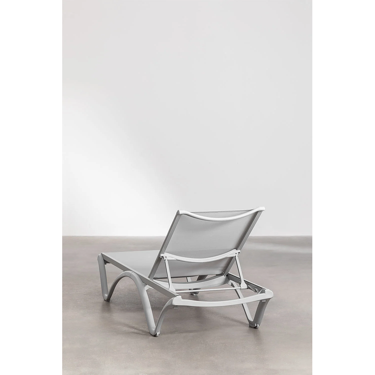 Reposera apilable Gris Claro Xeila 5