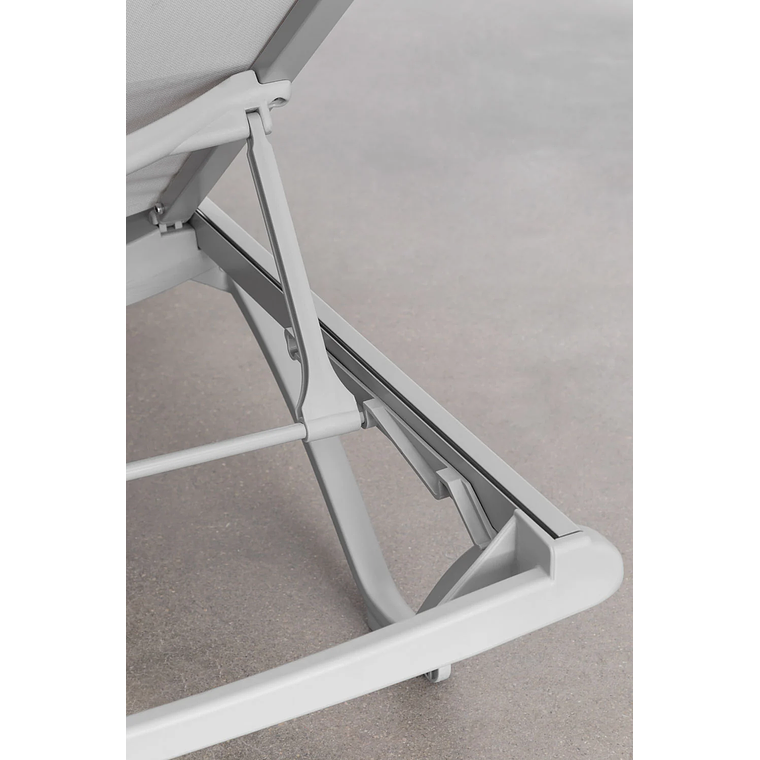 Reposera apilable Gris Claro Xeila 7