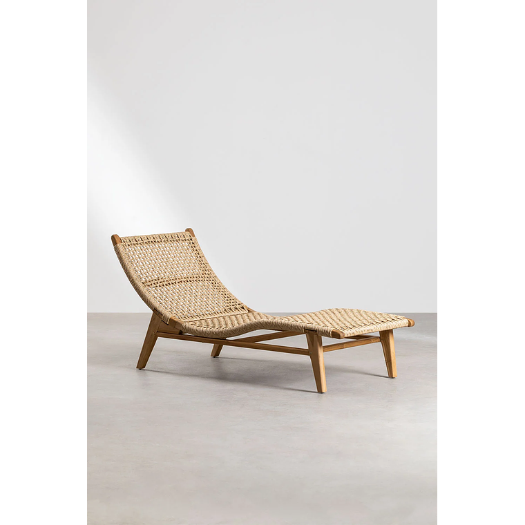 Reposera en madera de teca Pitea 2