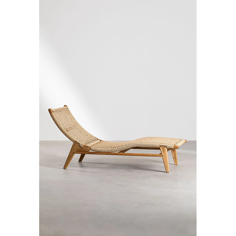 Reposera en madera de teca Pitea 3