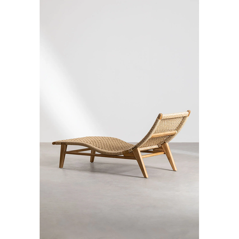 Reposera en madera de teca Pitea 4