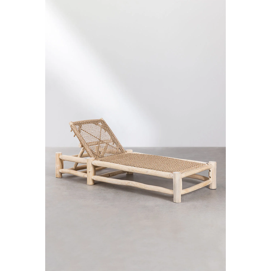 Reposera reclinable en madera de teca Bientina 2