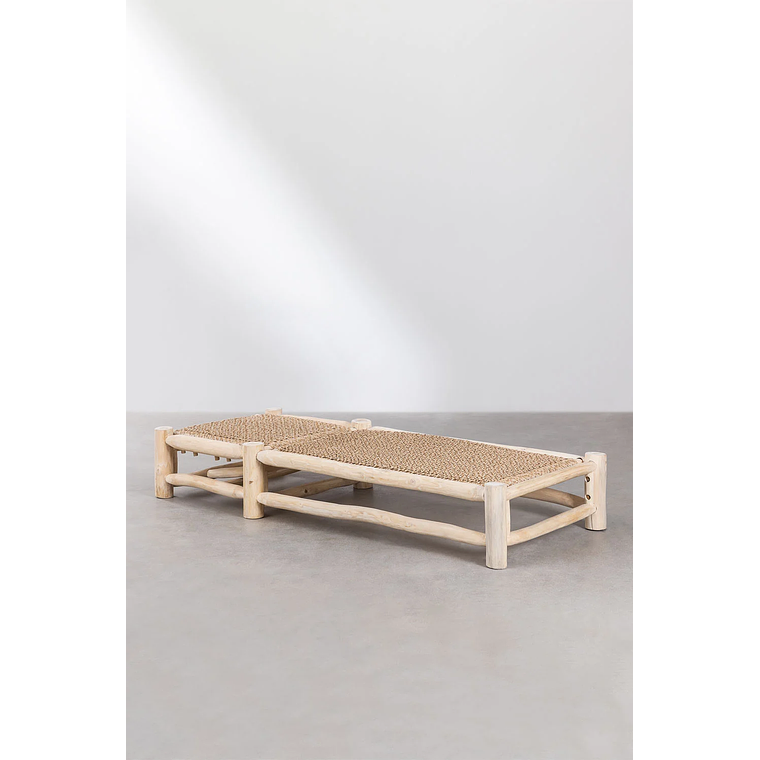 Reposera reclinable en madera de teca Bientina 3