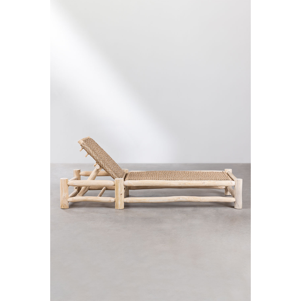 Reposera reclinable en madera de teca Bientina 4