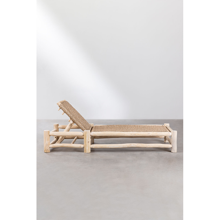 Reposera reclinable en madera de teca Bientina 4