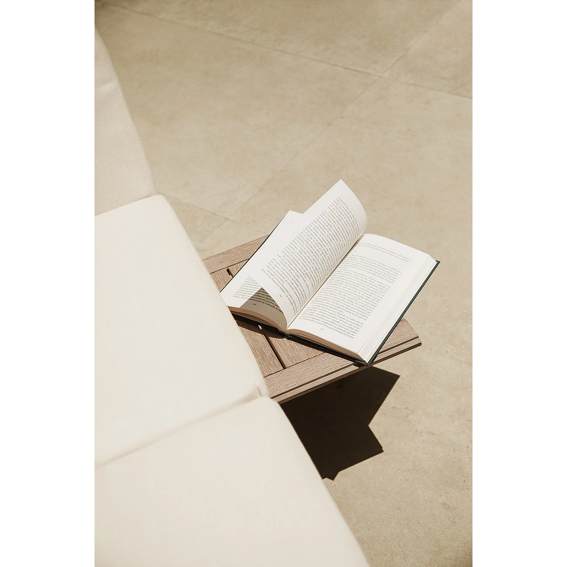 Reposera doble reclinable en madera de acacia Dubai 2