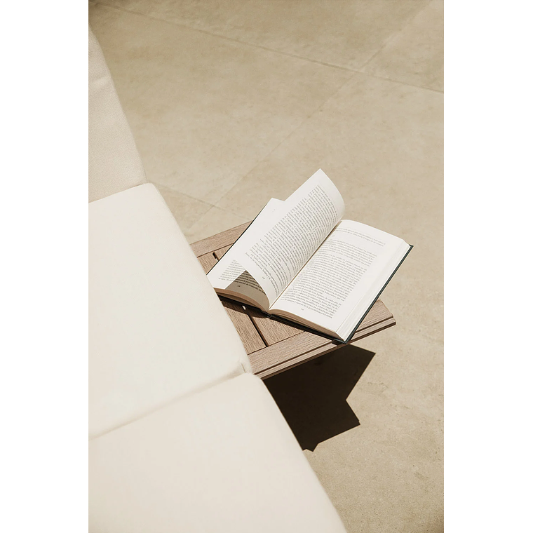 Reposera doble reclinable en madera de acacia Dubai 2