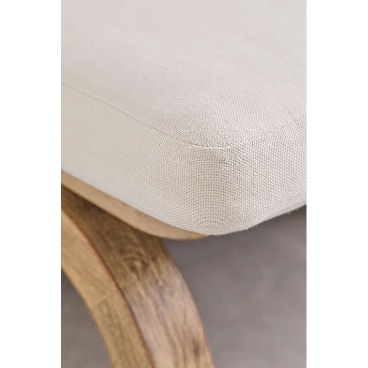 Reposera doble reclinable en madera de acacia Dubai 9