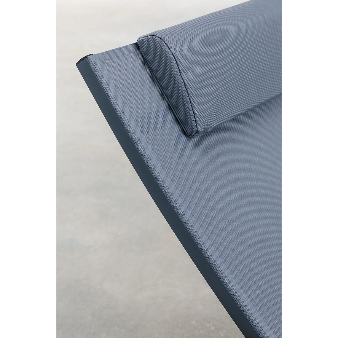 Pack de 2 reposeras reclinables en aluminio gris grafito Dulem 6