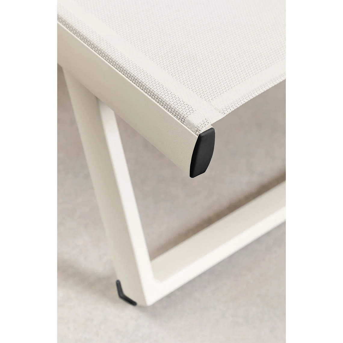 Pack de 2 reposeras reclinables en aluminio beige tapioca Dulem 7