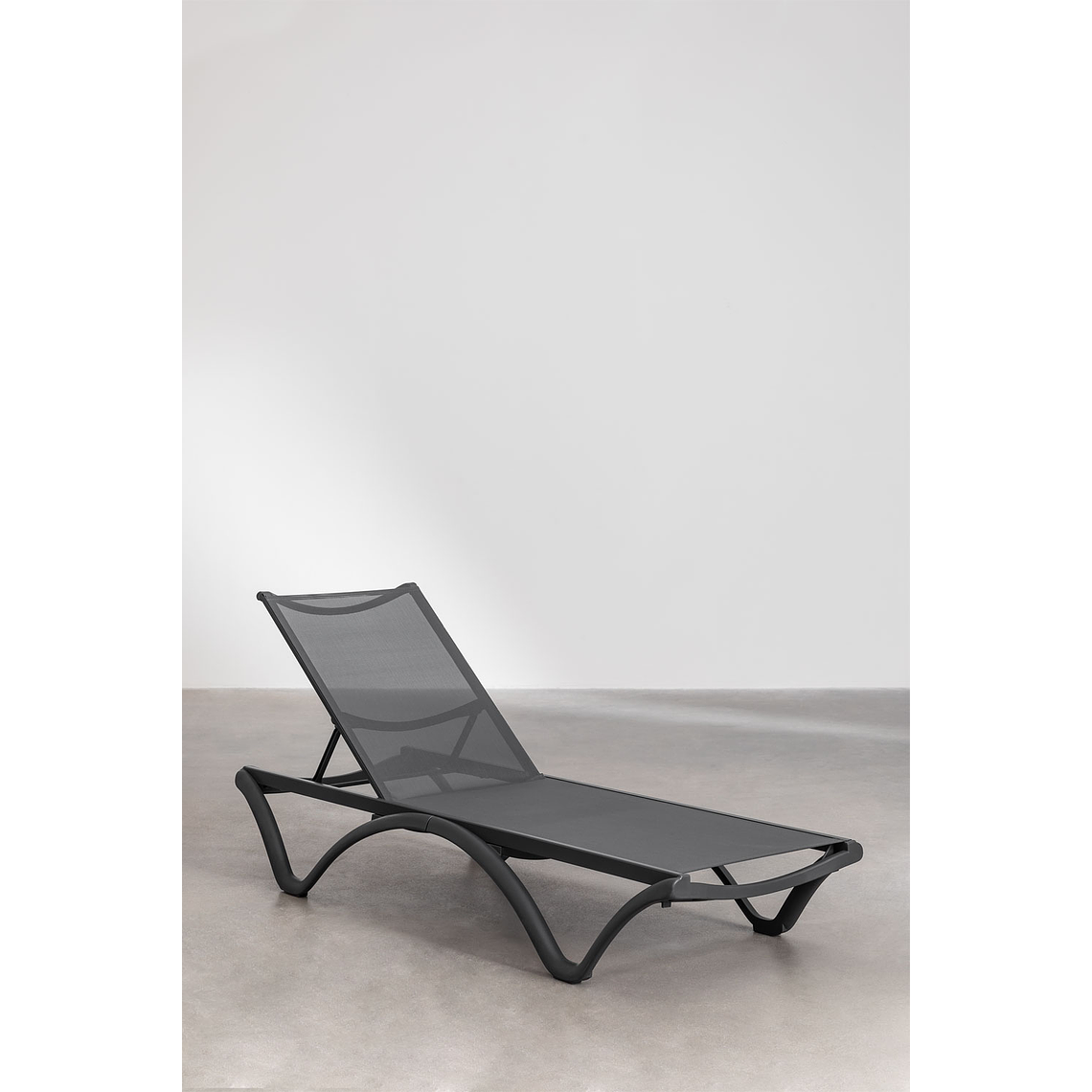 Pack de 2 reposeras apilables gris grafito Xeila 3