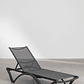 Pack de 2 reposeras apilables gris grafito Xeila - Miniatura 3