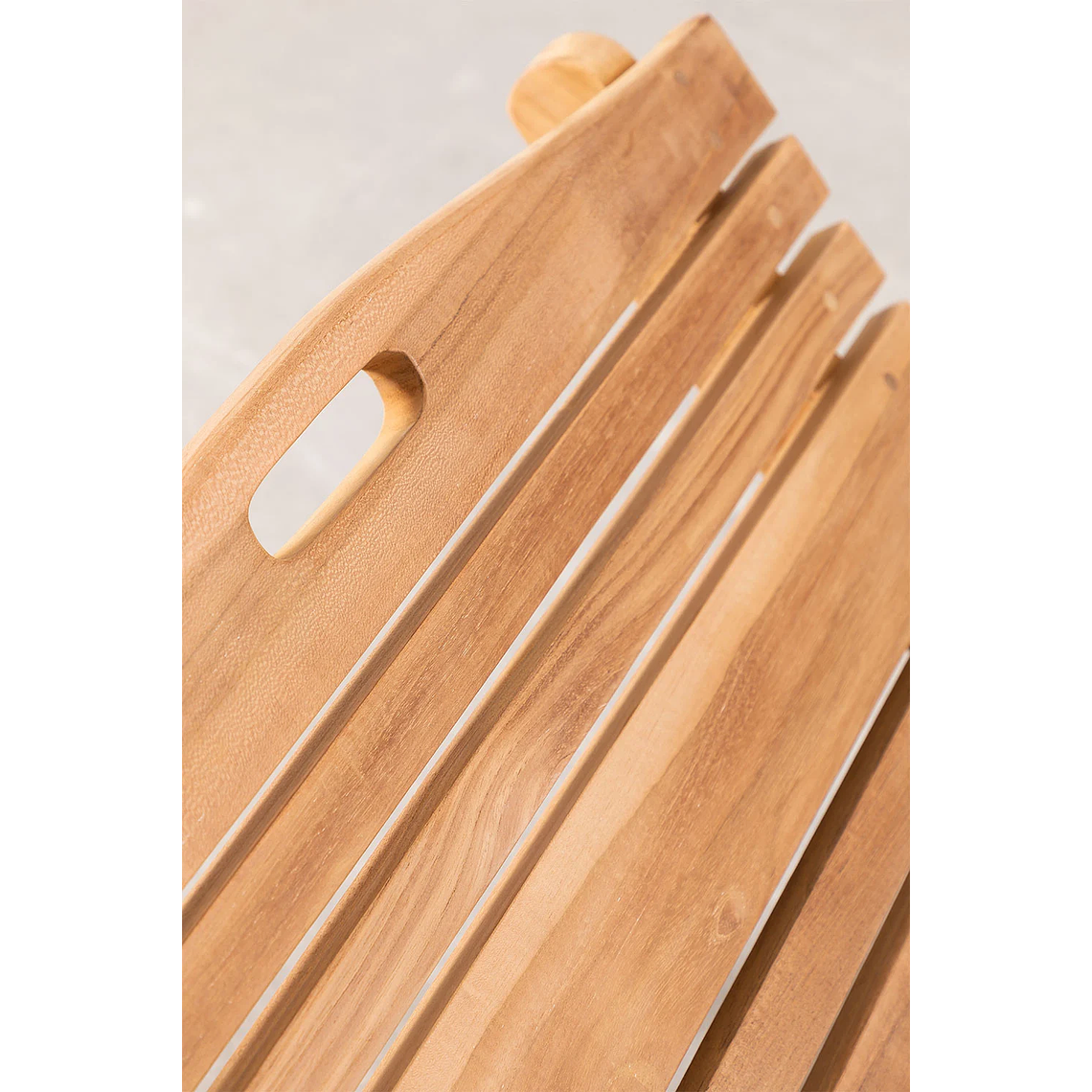 Reposera plegable en madera de teca Kedas 5