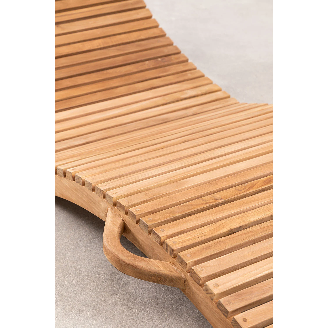 Reposera plegable en madera de teca Kedas 6