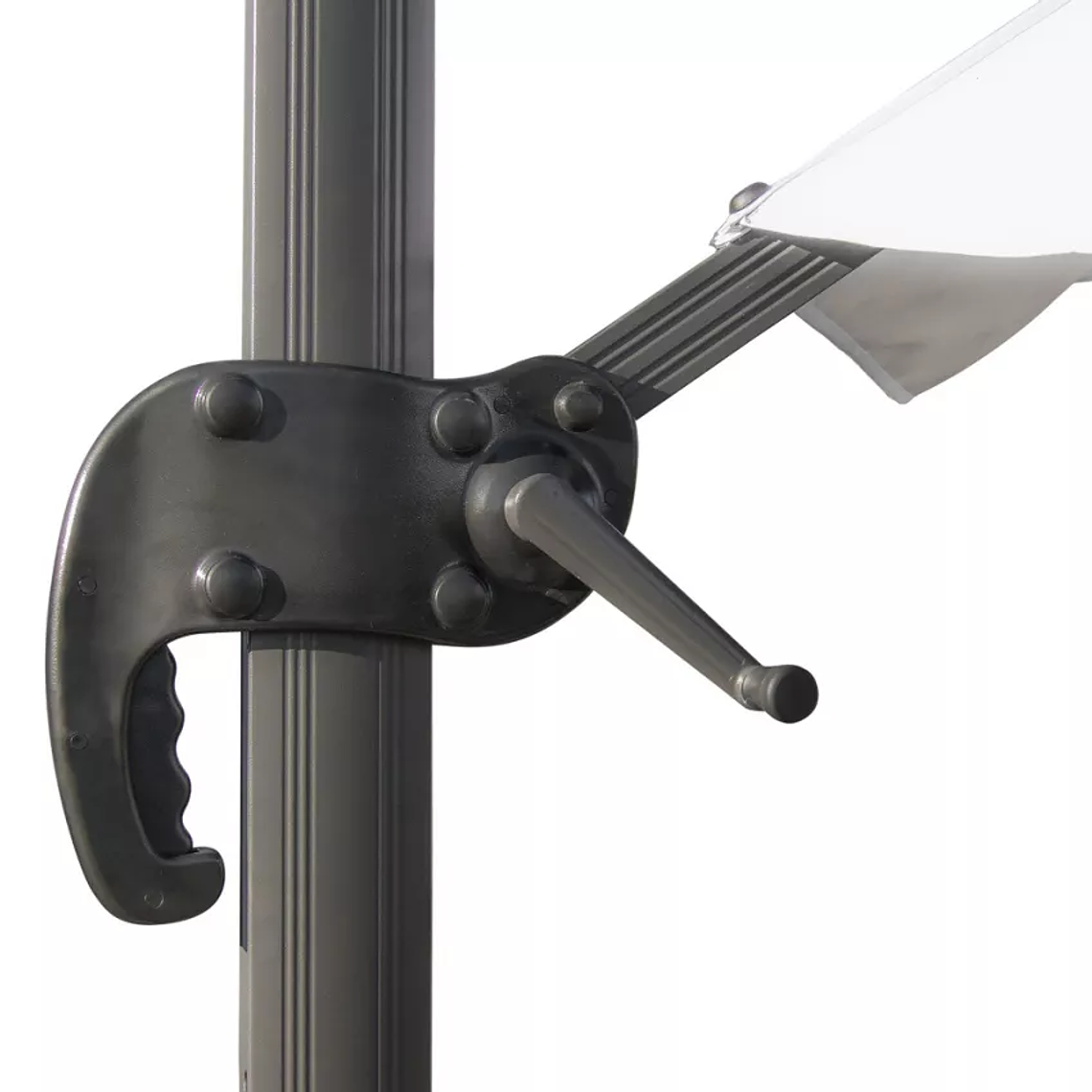 Quitasol Excéntrico Sombrilla De Jardín 3 M Aluminio Octogonal Paradise 6