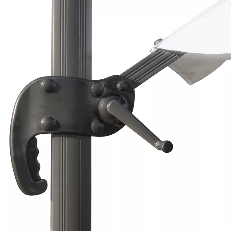 Quitasol Excéntrico Sombrilla De Jardín 3 M Aluminio Octogonal Paradise 6