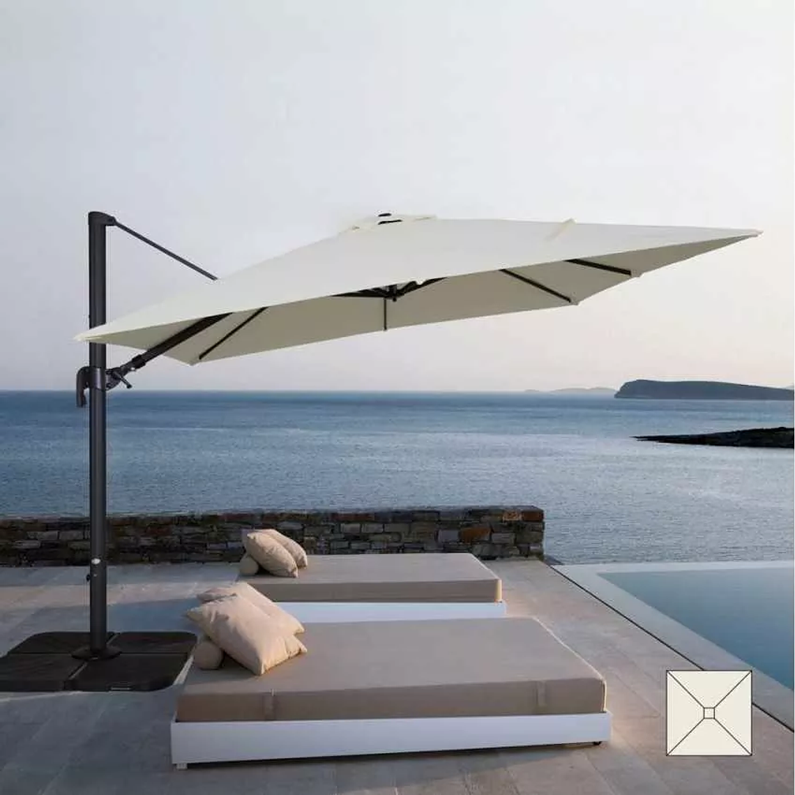 Quitasol Jardín 3x3 Excéntrico Cuadrado Bar Hotel Vienna 2