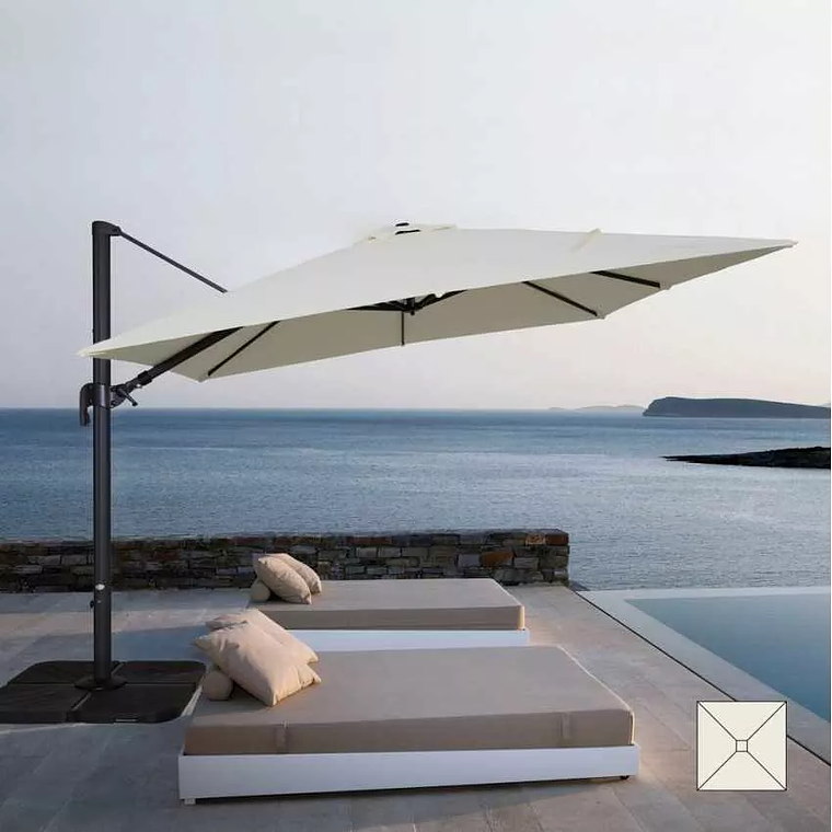 Quitasol Jardín 3x3 Excéntrico Cuadrado Bar Hotel Vienna 2