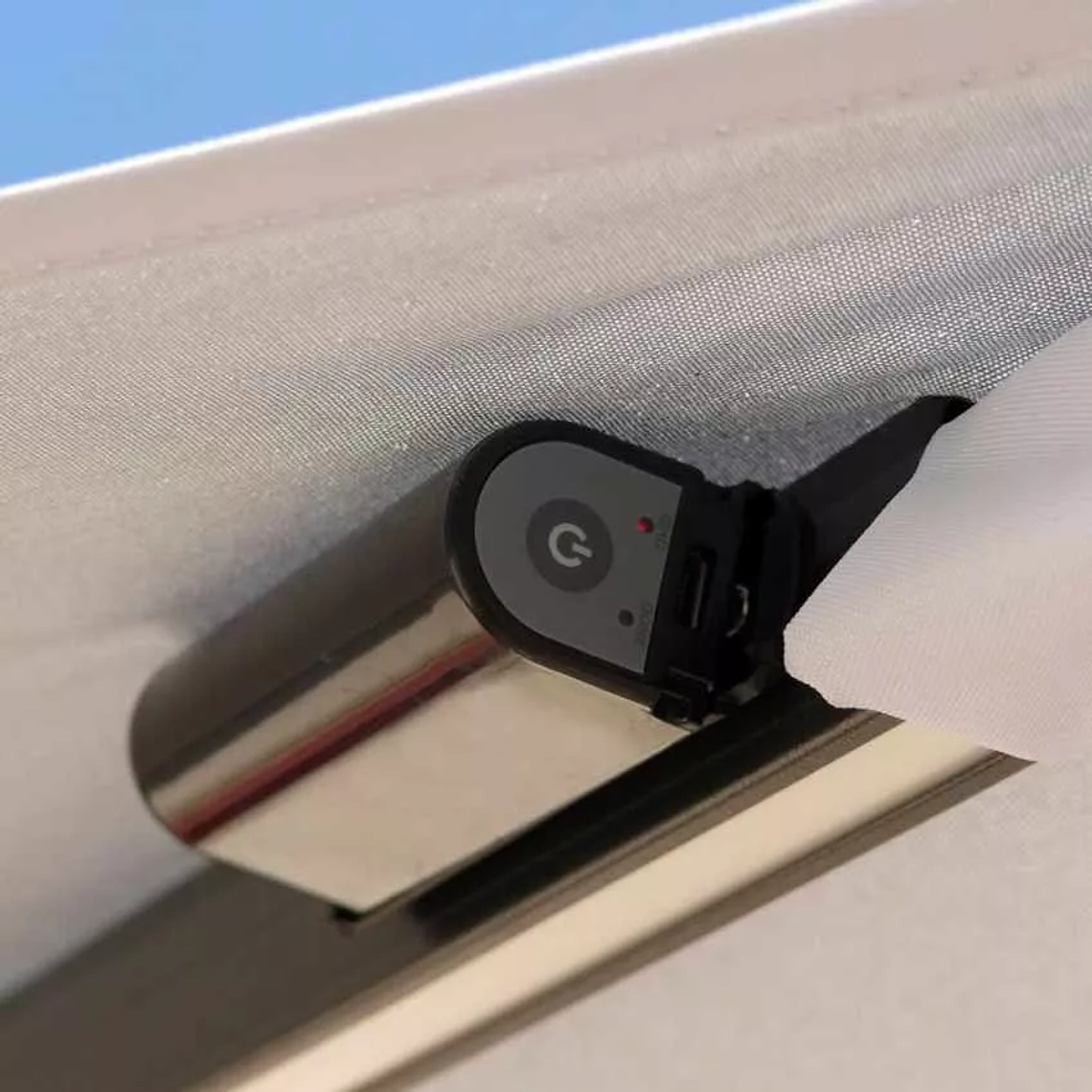 Quitasol Con Luz Solar LED 3x3 De Aluminio Paradise 6