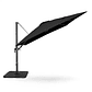 Quitasol Regulable De Aluminio Para Jardín Y Terraza 3x3 Vienna Noir negro - Miniatura 4