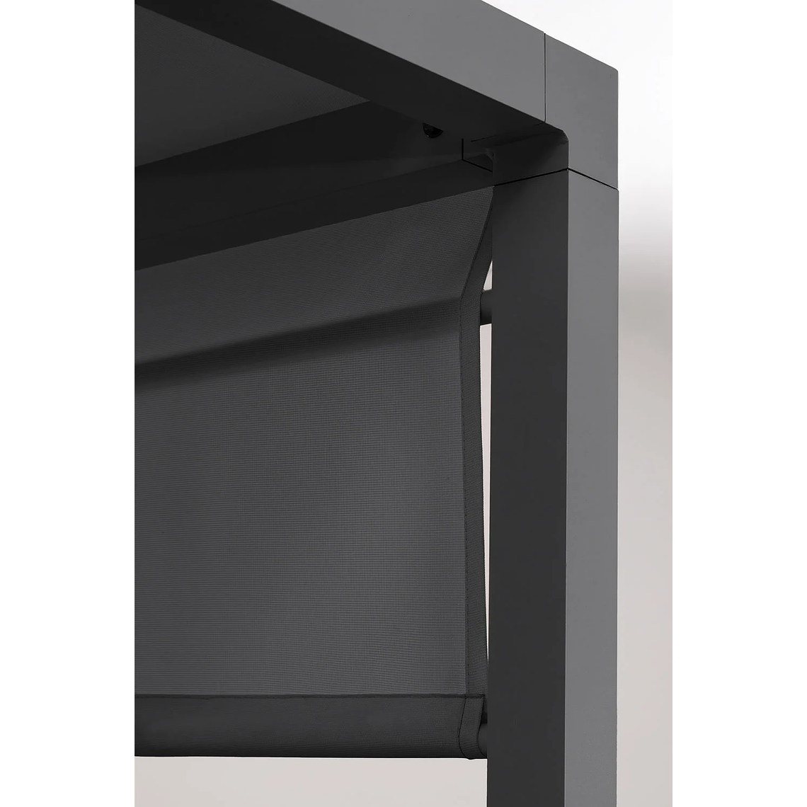 Cama balinesa reclinable en aluminio y tela Nasau Gris Grafito 9