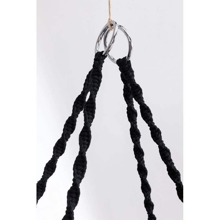 Sillón Colgante de Jardín Bahli Negro 4