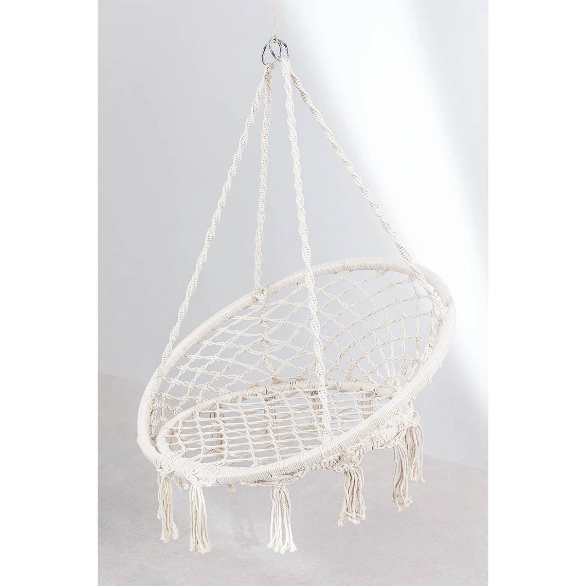 Sillón Colgante de Jardín Bahli Blanco Roto 3