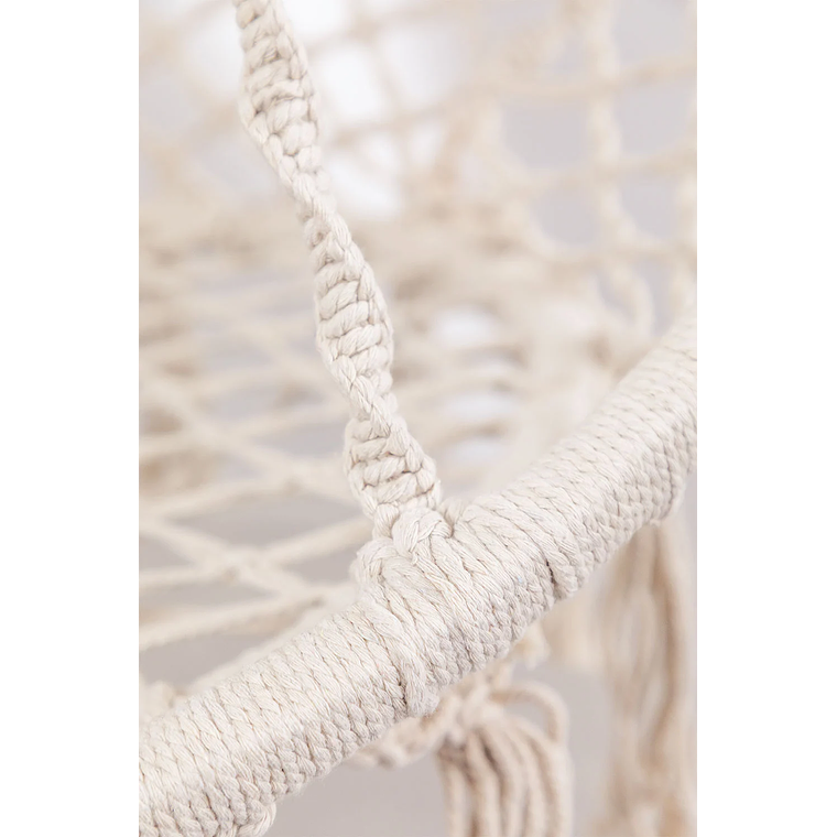 Sillón Colgante de Jardín Bahli Blanco Roto 5