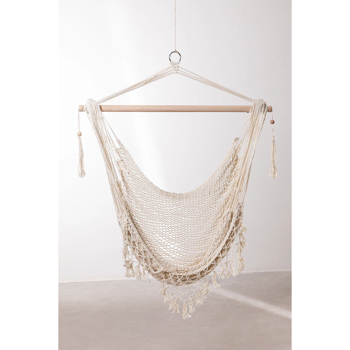 Sillón Colgante de Jardín Thana Blanco Roto 1