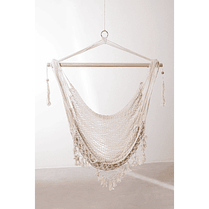 Sillón Colgante de Jardín Thana Blanco Roto