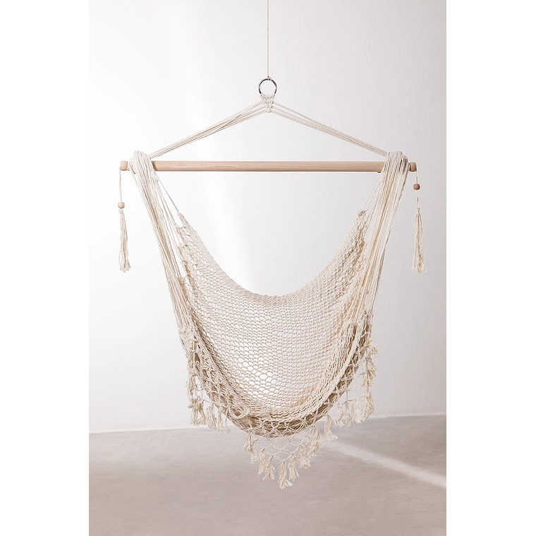 Sillón Colgante de Jardín Thana Blanco Roto 1