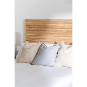 Respaldo cama 160 cm en madera natural Deleyna