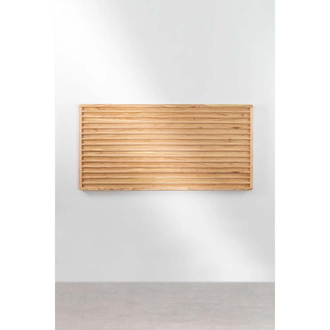 Respaldo cama 160 cm en madera natural Deleyna 2