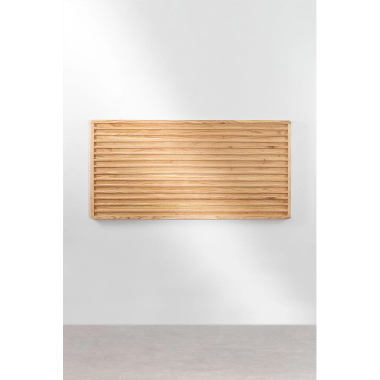 Respaldo cama 160 cm en madera natural Deleyna 2