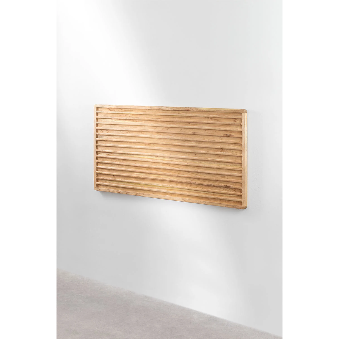 Respaldo cama 160 cm en madera natural Deleyna 3