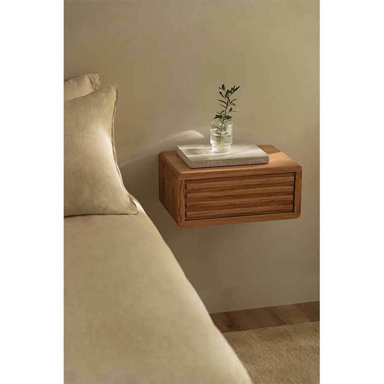 Velador Flotante en Madera 45 cm Deleyna  1