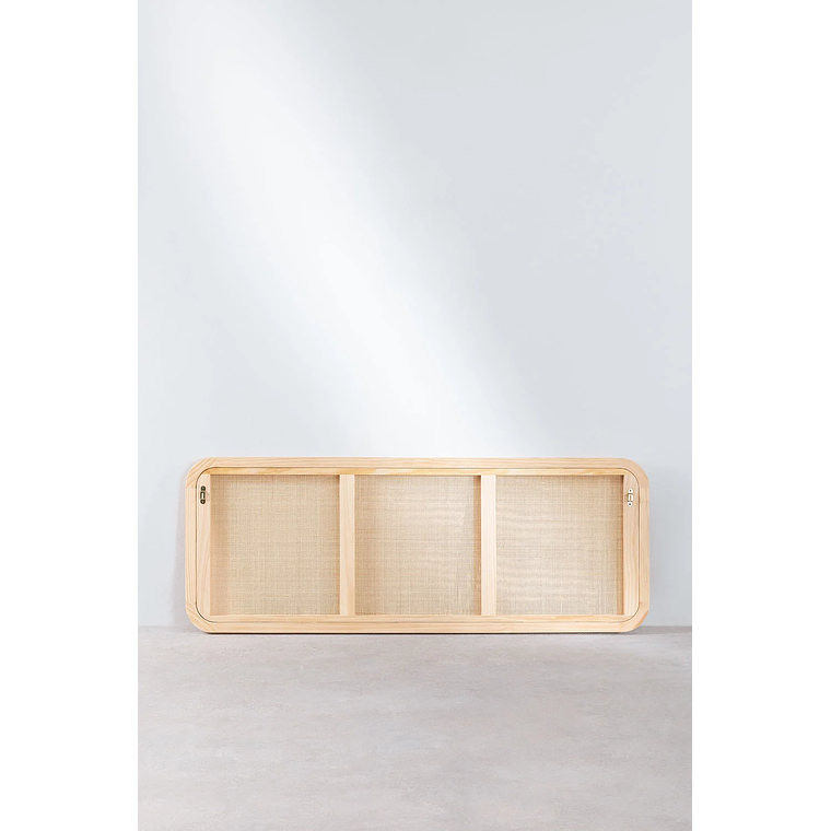 Respaldo cama 160 cm en madera natural Reyna 5