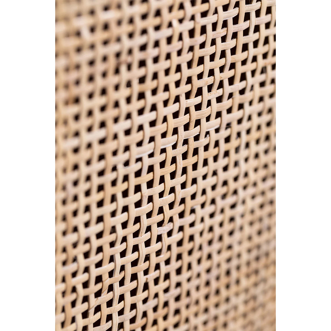 Velador en Ratán y Madera Reyna Color Negro 7