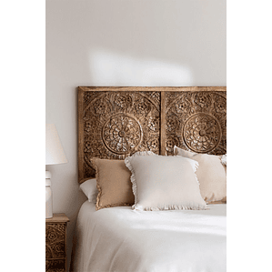 Respaldo cama 150 cm en madera de mango Wiluna