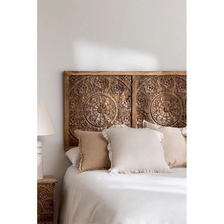 Respaldo cama 150 cm en madera de mango Wiluna 1