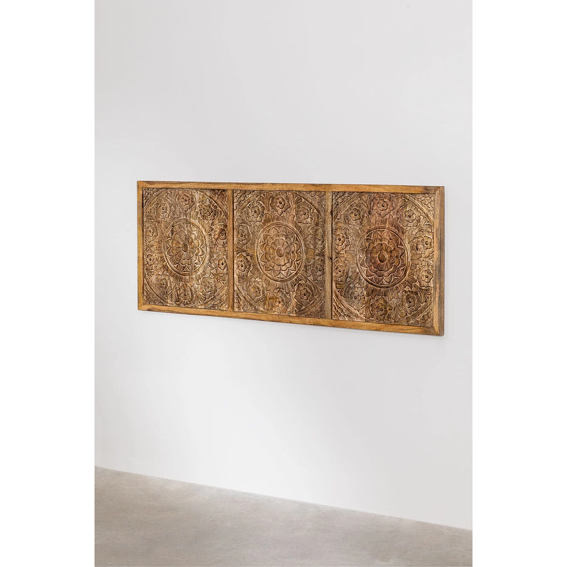 Respaldo cama 150 cm en madera de mango Wiluna 3