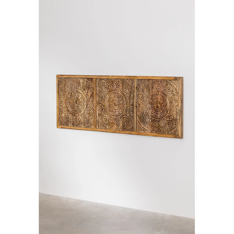 Respaldo cama 150 cm en madera de mango Wiluna 3