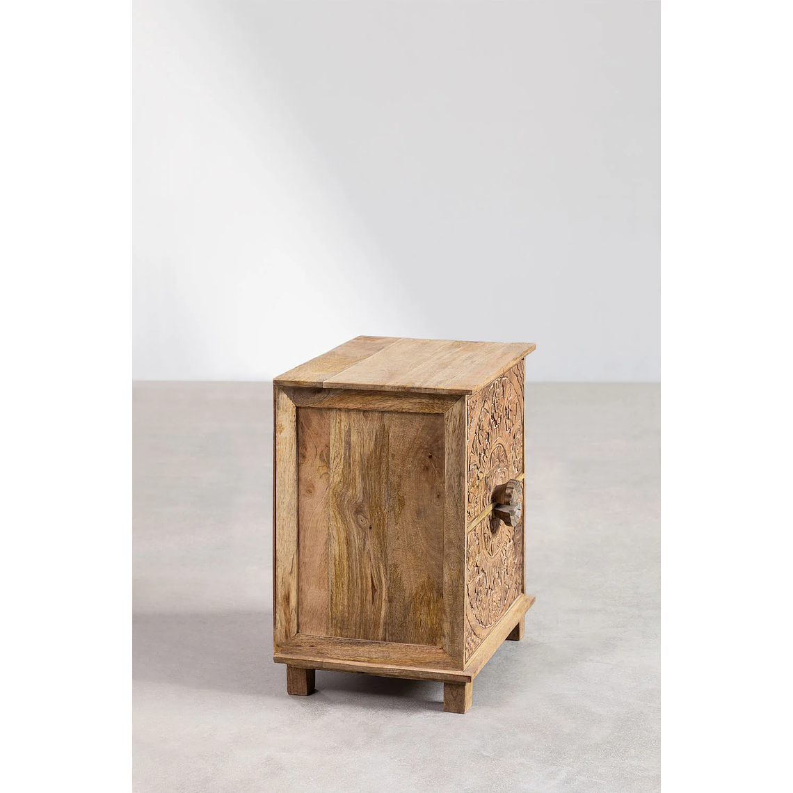 Velador con Cajones en Madera de Mango Wiluna 3